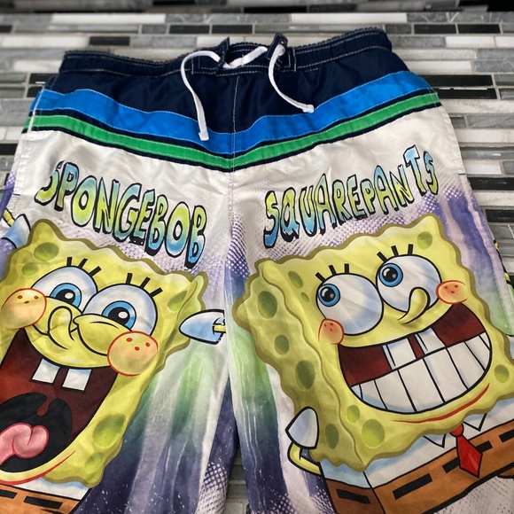 nickelodeon sponge bob square pants swim trunks - Picture 1 of 7